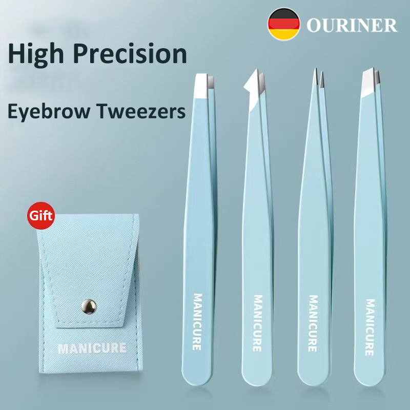 Beauty Makeup Remover - Pinzas para cejas coloridas, extractor de