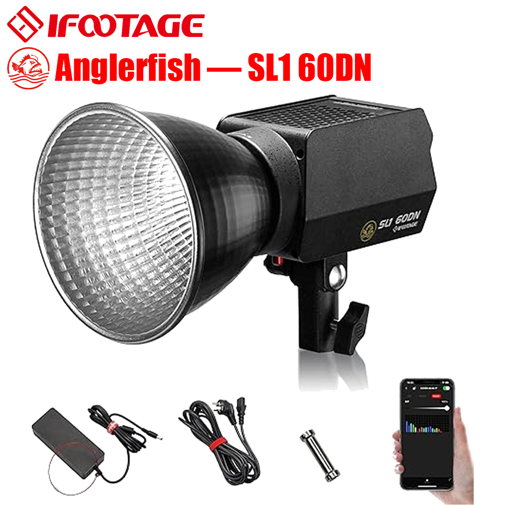 Beauty Makeup Video - Ifootage Anglerfish SL1 60DN COB luz