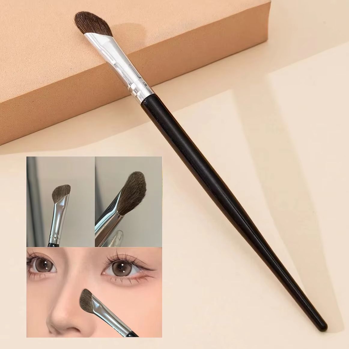 Beauty Makeup Korean - Brocha de sombra de nariz 3D,