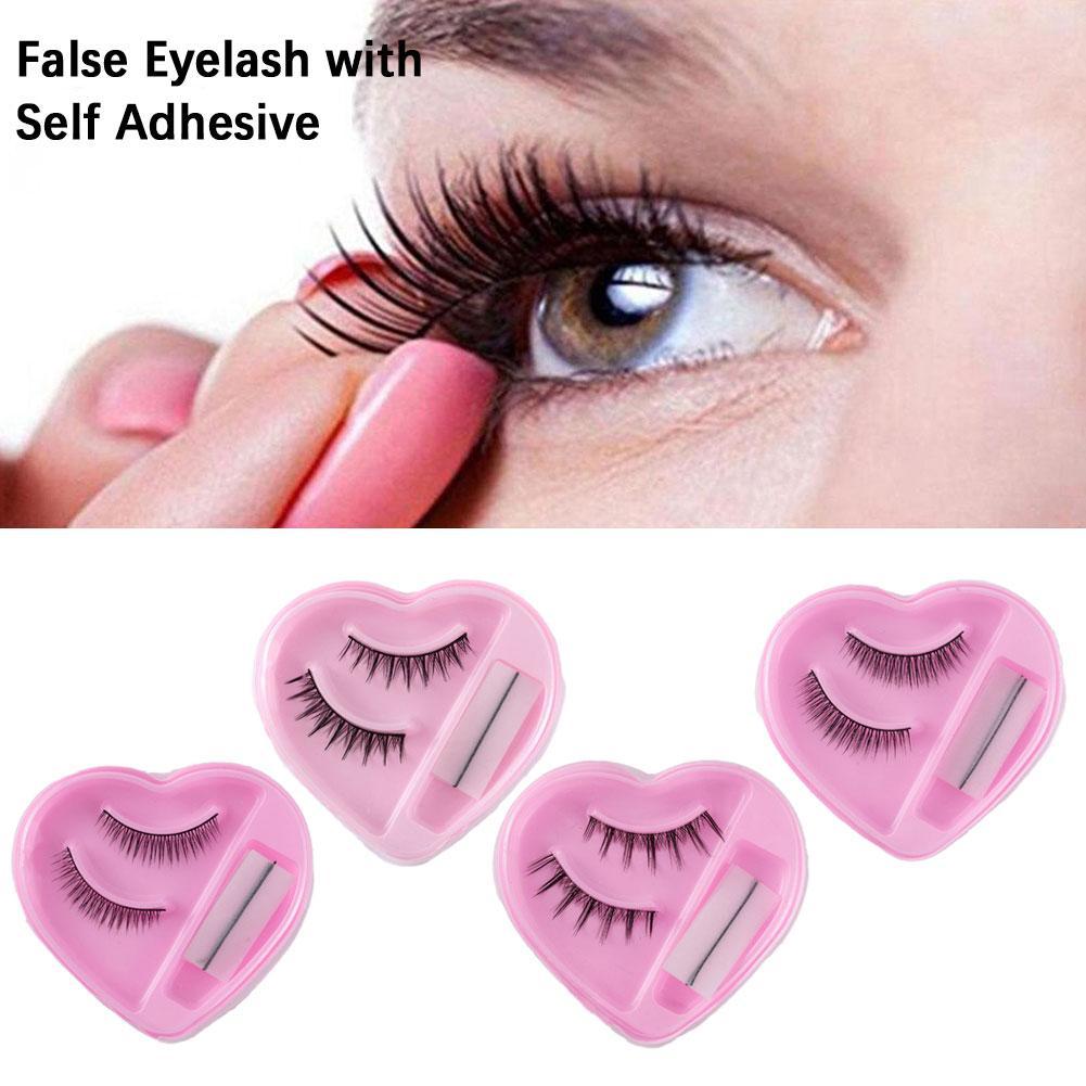 Beauty Full Makeup - Pestañas postizas autoadhesivas reutilizables, extensión de