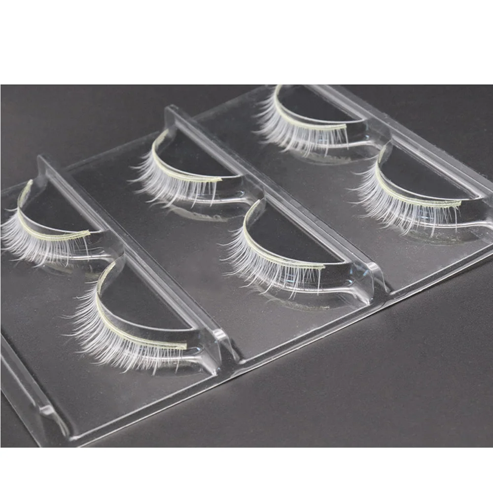 Beauty Full Makeup - Caliente 3 pares de pestañas blancas