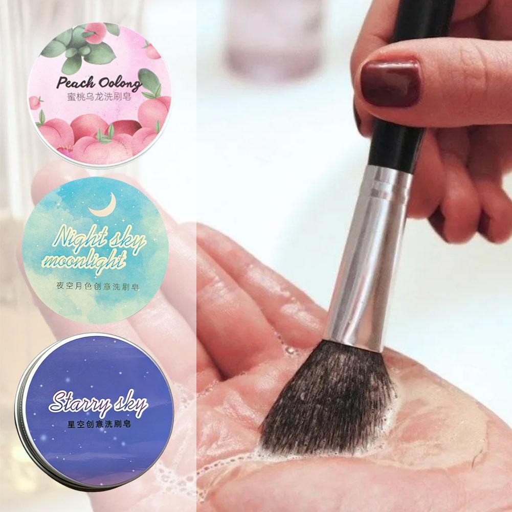 Beauty Makeup Remover - Jabón limpiador de brochas, jabón limpiador