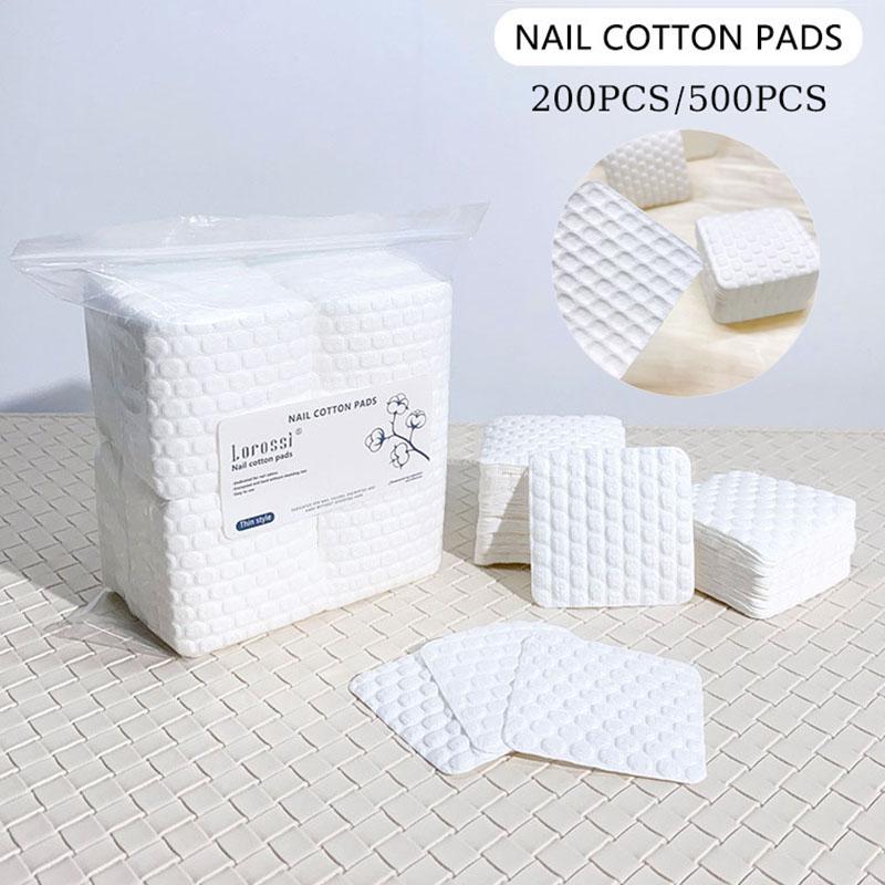 Gel Nail Polish - 200/500 Toallitas de Algodón para Uñas,