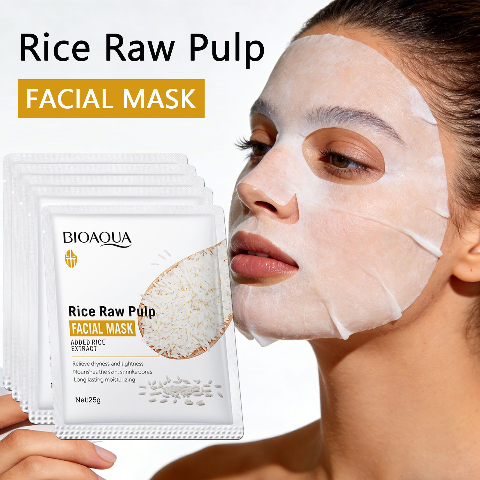 Beauty Makeup Korean - 1/5/10/20 piezas Mascarillas Faciales de Pulpa