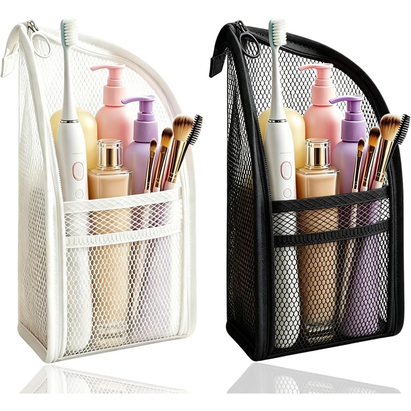 Bolsa de aseo de malla transpi - Beauty Makeup Vanity reseña y precio