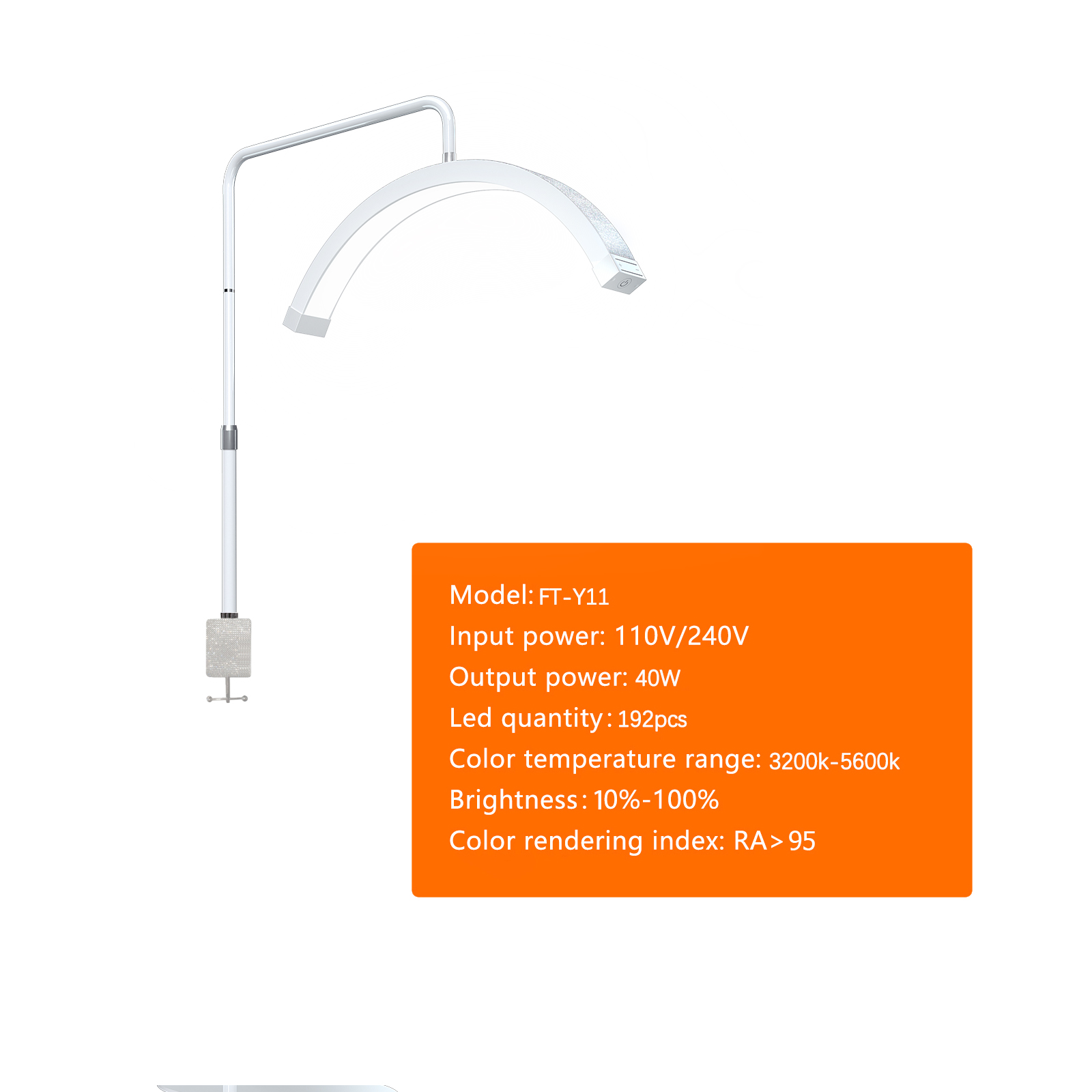 Fusitu FT-Y11 40W luz LED de e - Beauty Makeup Video reseña y precio