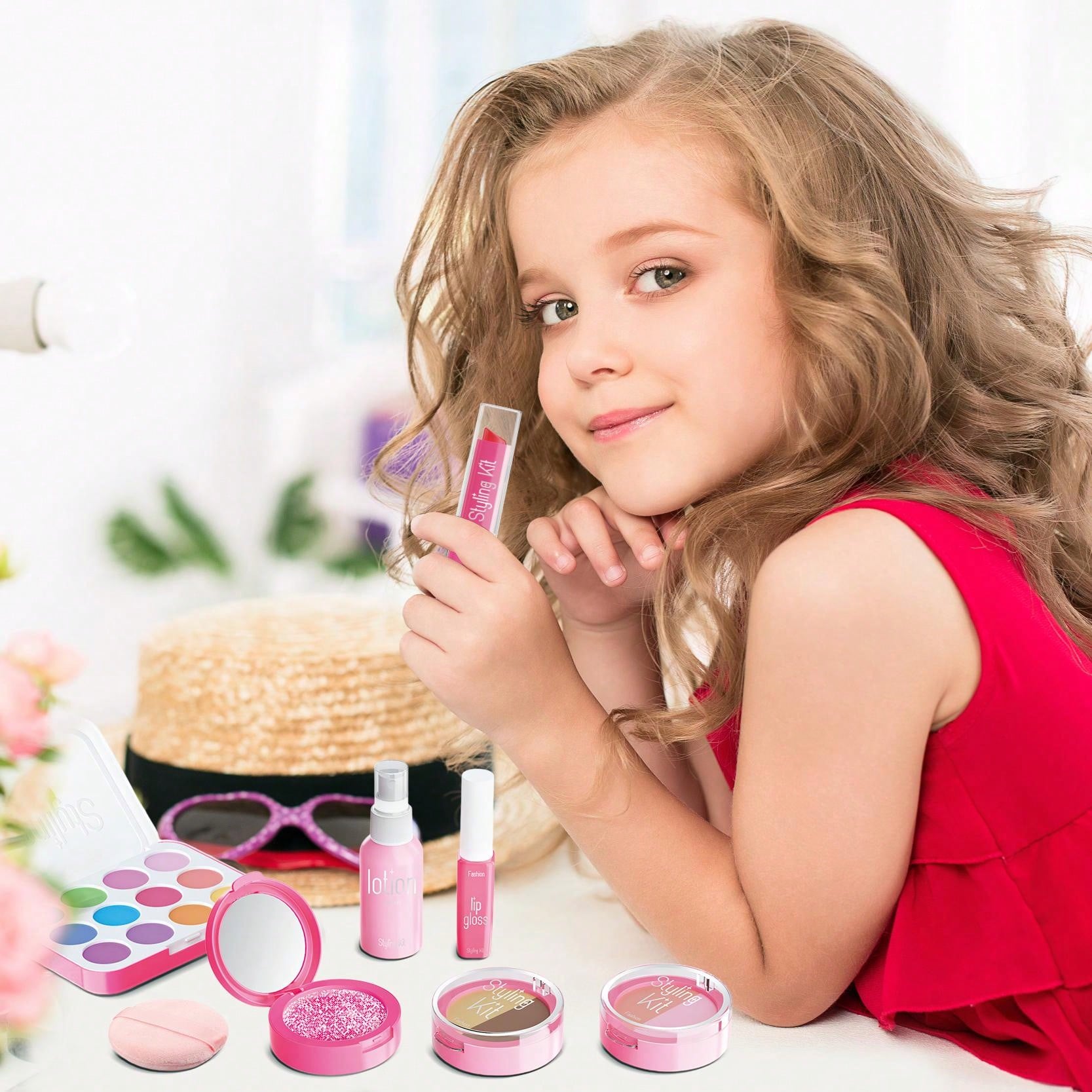 Juego de maquillaje de imitaci - Beauty Makeup Set For Kids reseña y precio