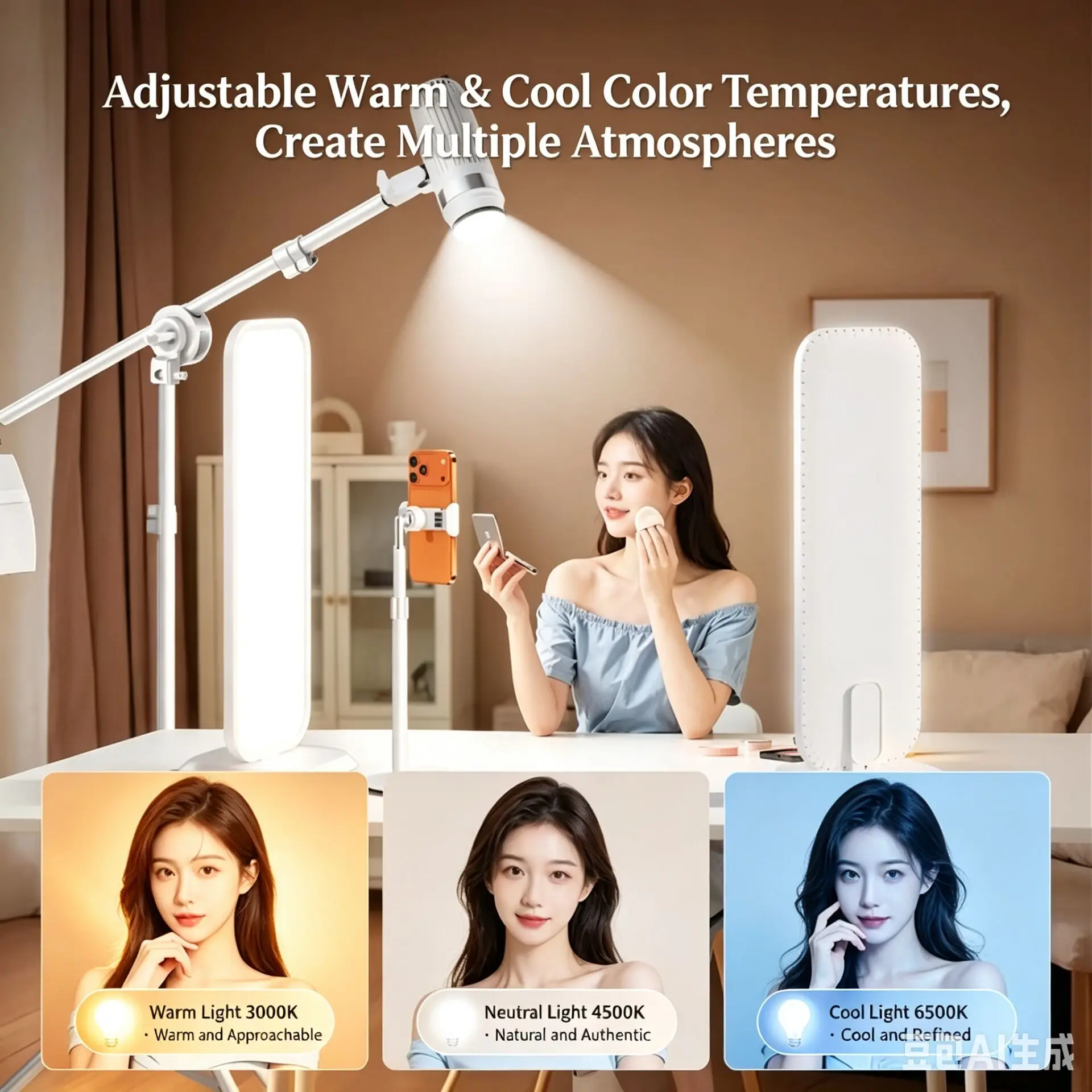Lámpara LED de Escritorio para - Beauty Makeup Video reseña y precio