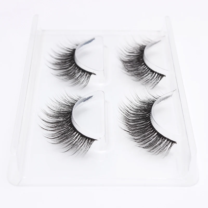 AMSDCN 2 pares de pestañas pos - Beauty Full Makeup reseña y precio