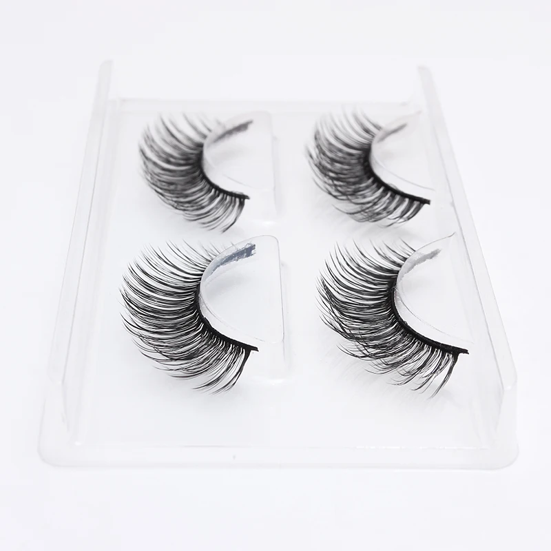 AMSDCN 2 pares de pestañas pos - Beauty Full Makeup reseña y precio