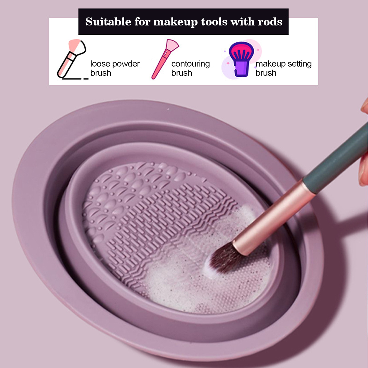 Tazón de Silicona para Limpiar - Beauty Makeup Vanity reseña y precio