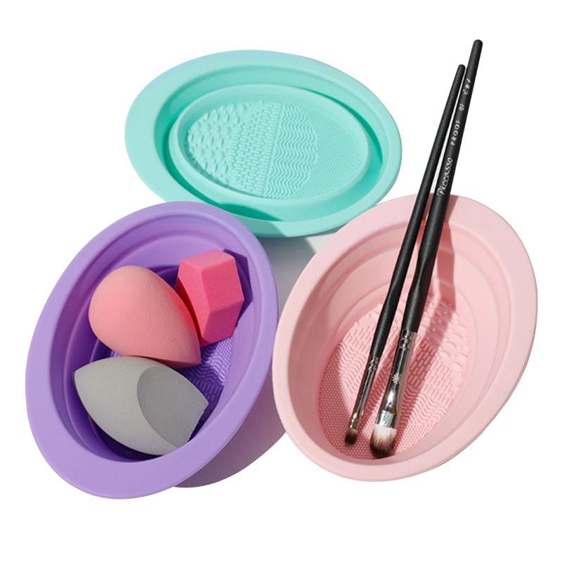 Cuenco de limpieza plegable pa - Beauty Makeup Box reseña y precio