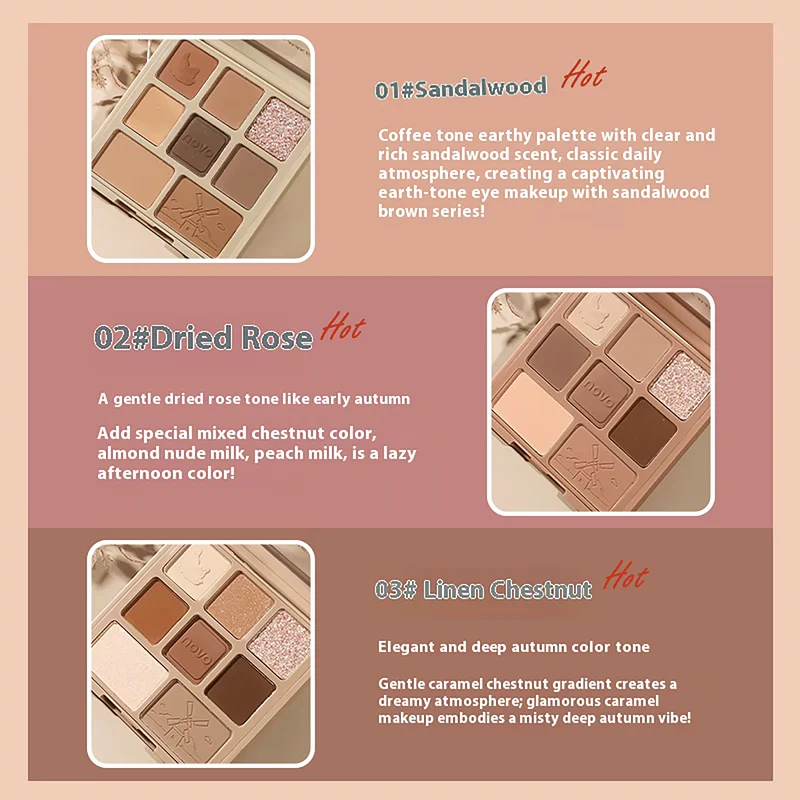 Paleta de Sombras de Ojos de O - Beauty Makeup Novo reseña y precio