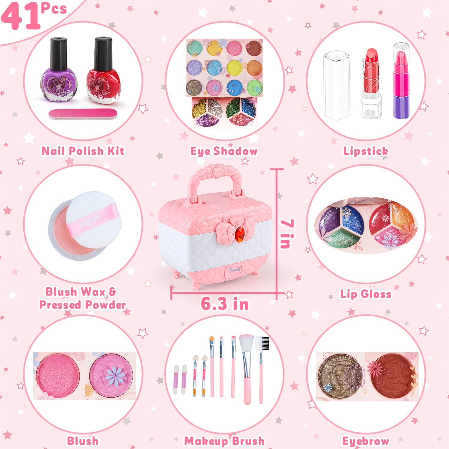 Kit de maquillaje lavable para - Beauty Makeup Set For Kids reseña y precio
