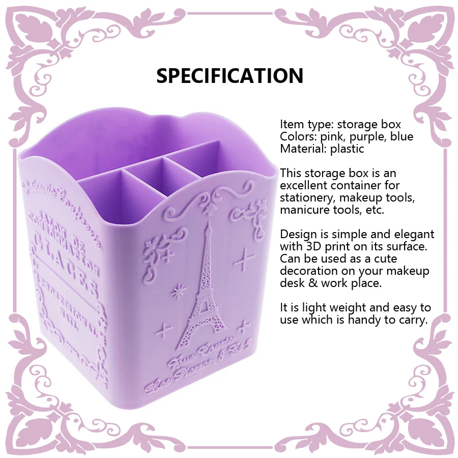 Soporte para brochas de uñas c - Beauty Makeup Box reseña y precio