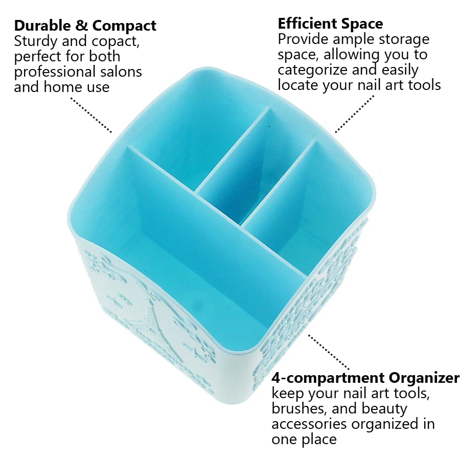 Soporte para brochas de uñas c - Beauty Makeup Box reseña y precio