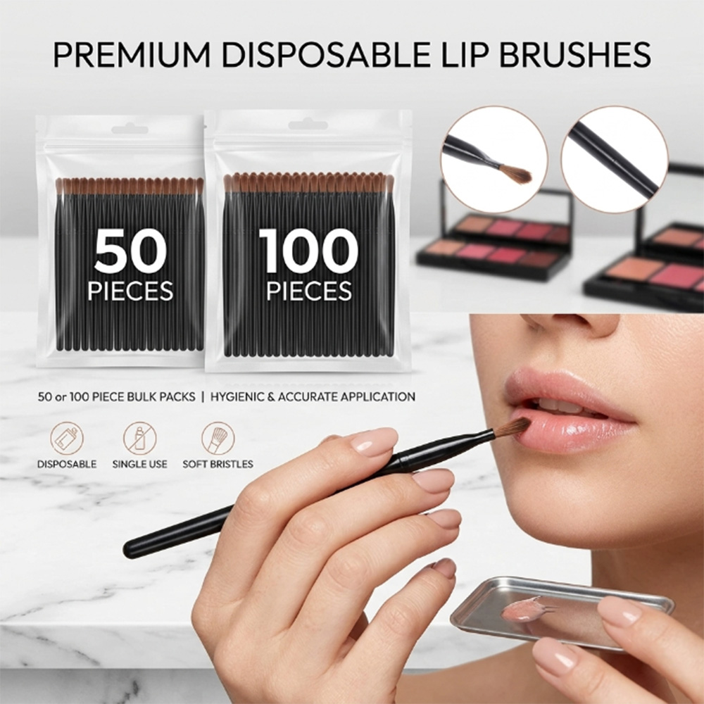 Juego de pinceles desechables  - Beauty Makeup Vanity reseña y precio