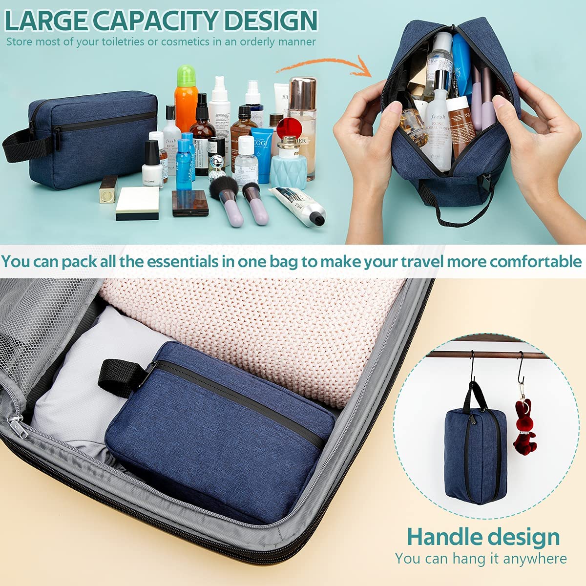 Neceser de Viaje, Bolsa de Cos - Makeup Beauty Necessaire reseña y precio