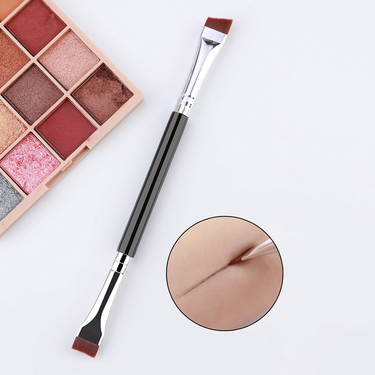 1 brocha de doble cabezal, pin - Beauty Full Makeup reseña y precio