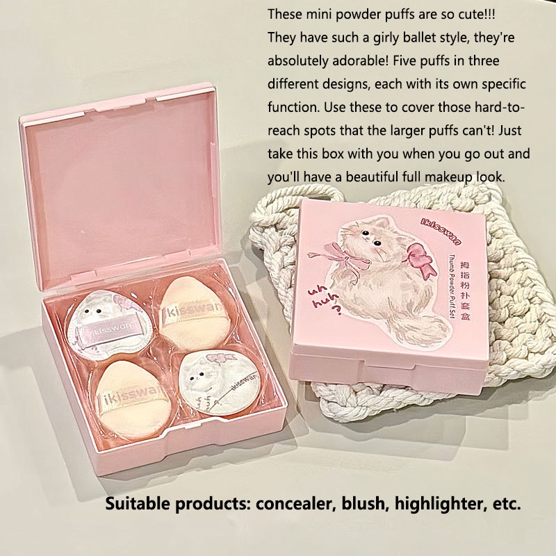 Juego de 5 Esponjas de Maquill - Beauty Makeup Box reseña y precio
