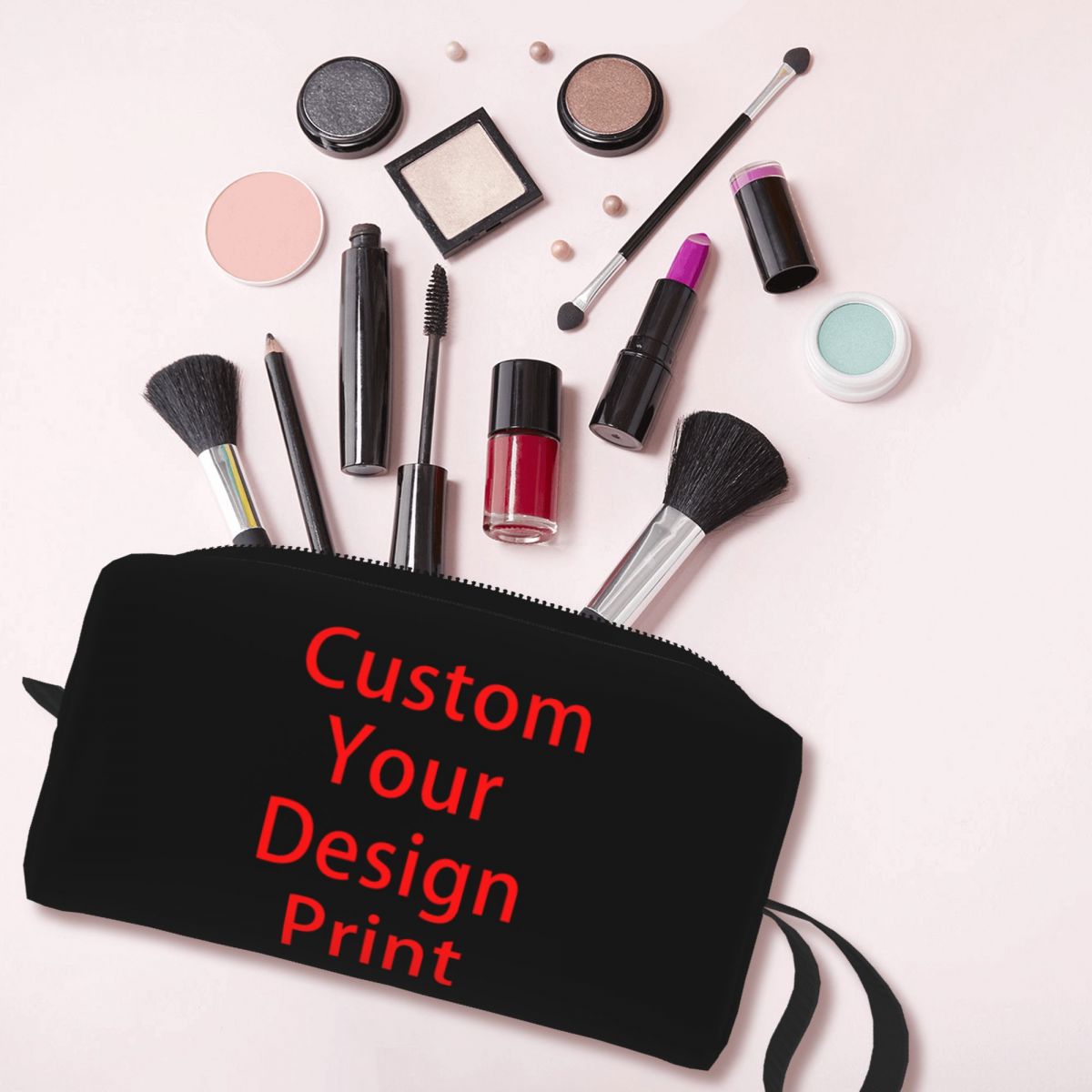 Bolsa de aseo personalizada co - Beauty Makeup Logo Design reseña y precio
