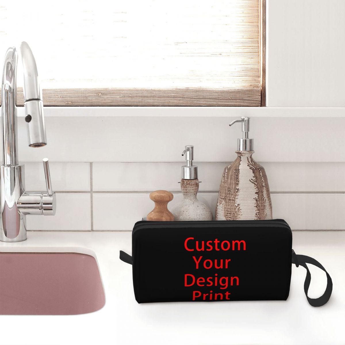 Bolsa de aseo personalizada co - Beauty Makeup Logo Design reseña y precio