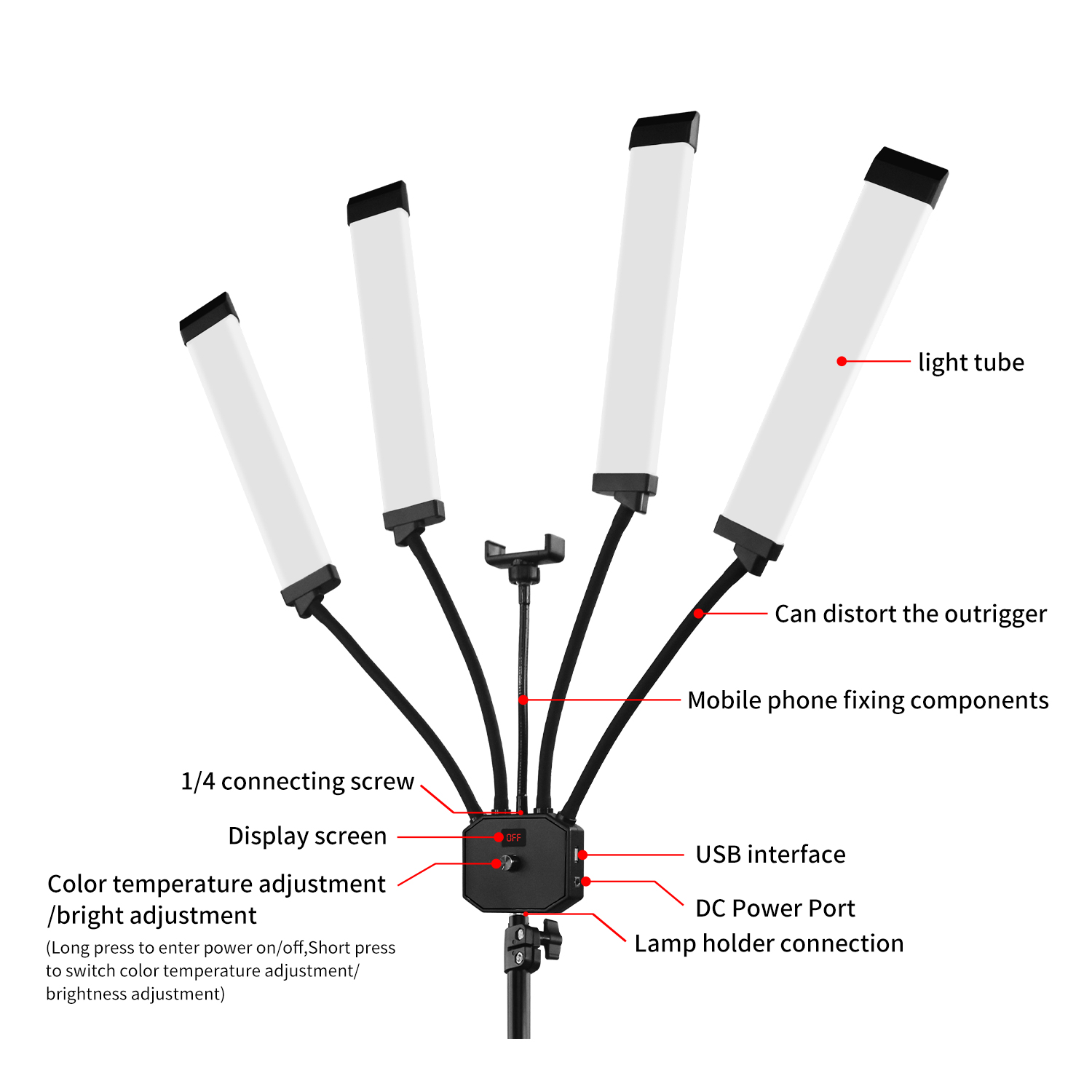 Lámpara Bicolor de 65W Profesi - Beauty Makeup Video reseña y precio