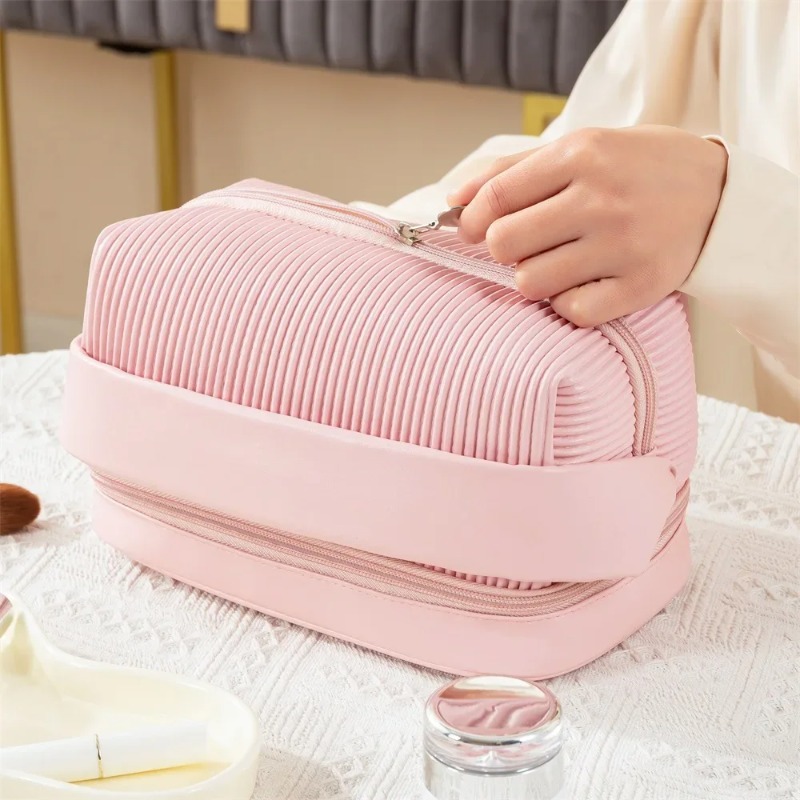 Bolsa de maquillaje de cuero P - Makeup Organizer reseña y precio