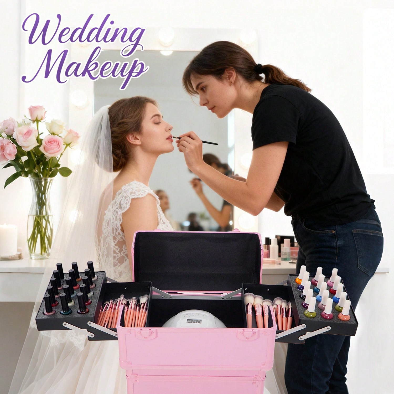 Maleta de Maquillaje con Rueda - Makeup Organizer reseña y precio