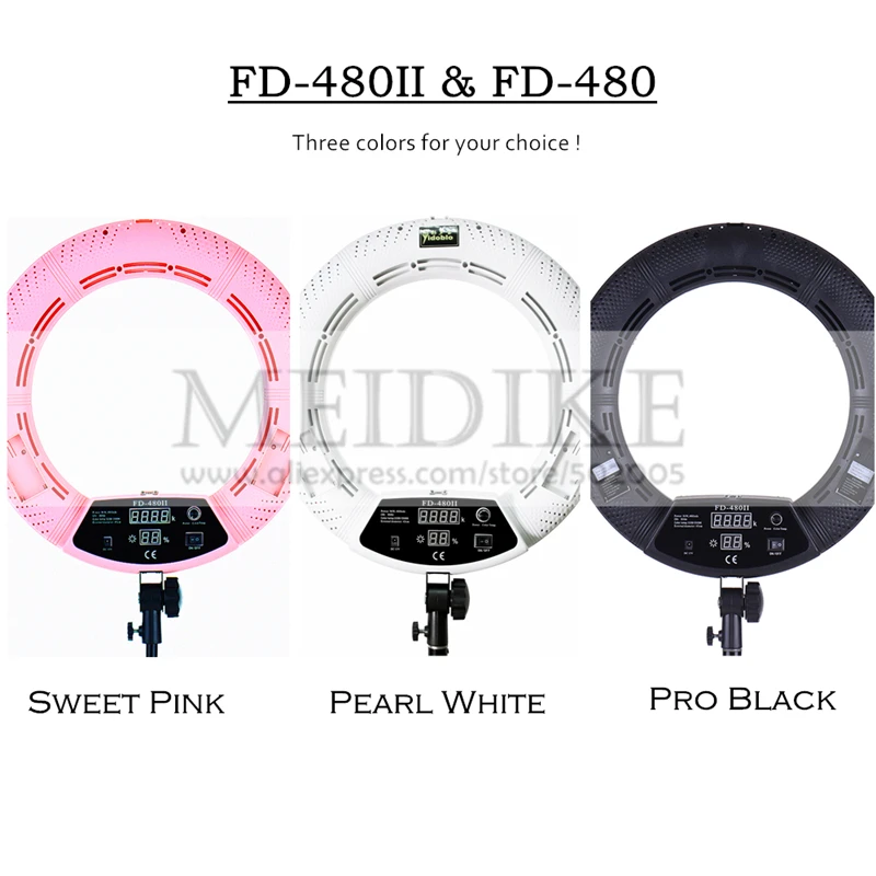 Lámpara de Anillo LED FD-480II - Beauty Makeup Video reseña y precio
