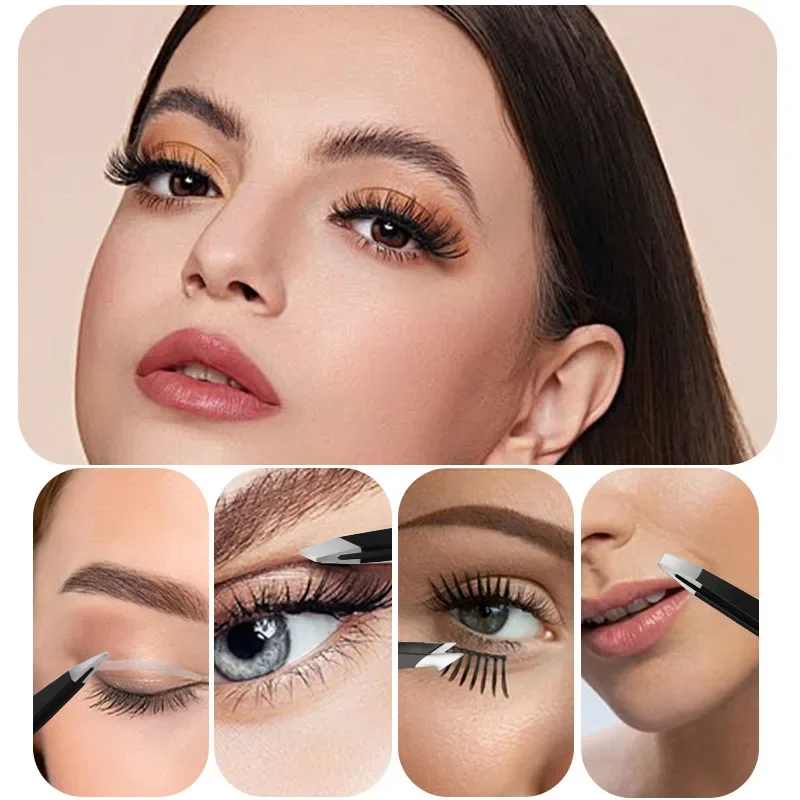 Pinzas para cejas Ouriner, ext - Beauty Makeup Remover reseña y precio