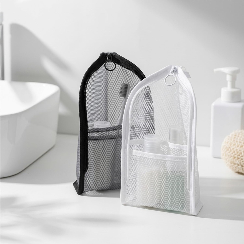 Bolsa de aseo de malla transpi - Beauty Makeup Vanity reseña y precio