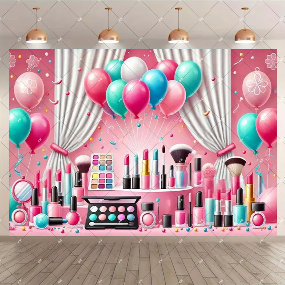 Fondo de cartel personalizado  - Beauty Makeup School reseña y precio