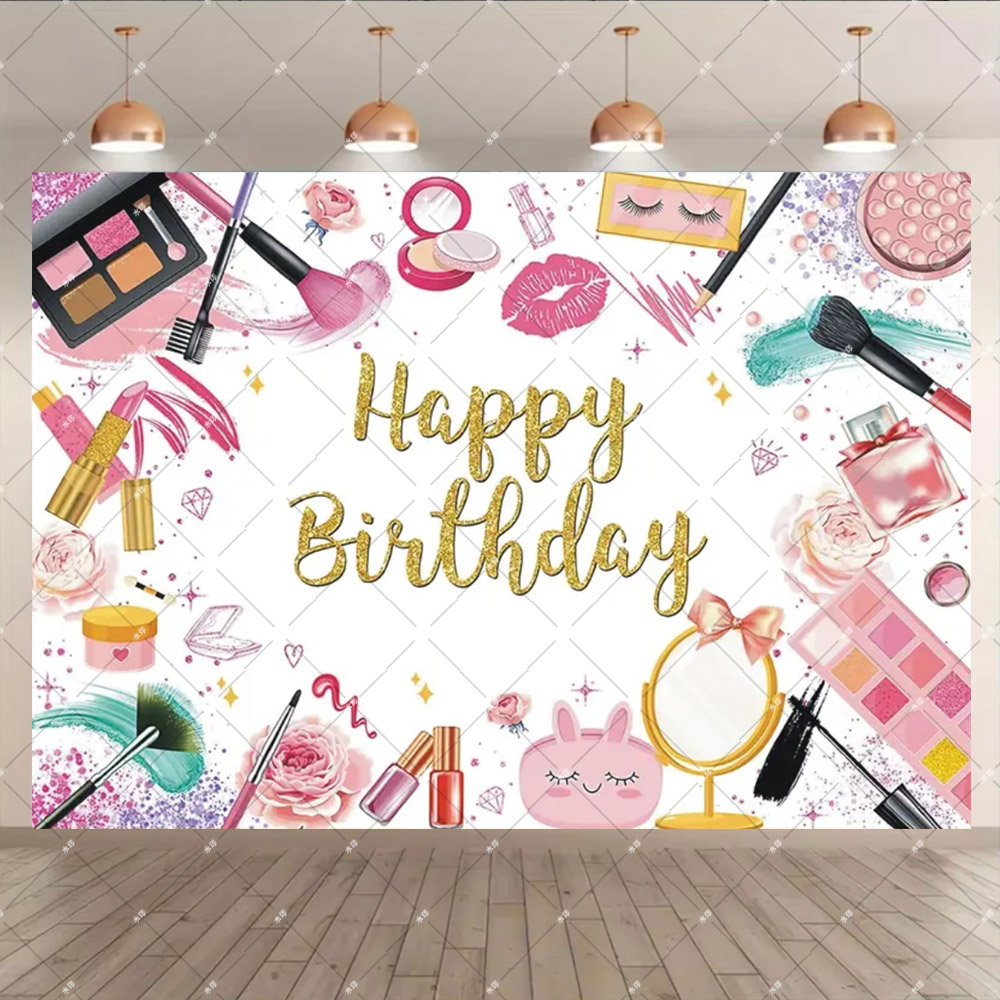 Fondo de cartel personalizado  - Beauty Makeup School reseña y precio