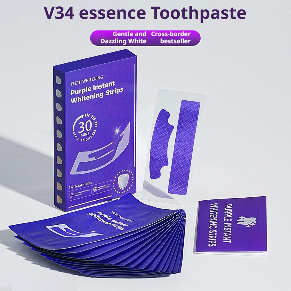 Tiras Blanqueadoras Dentales V - Teeth Whitening Strips reseña y precio