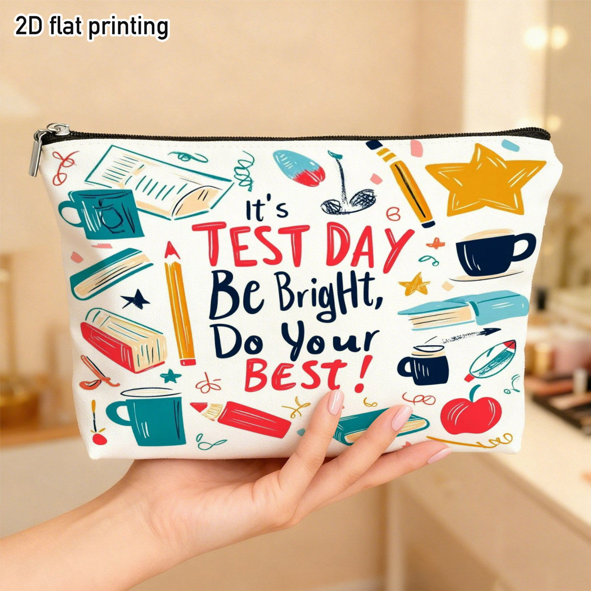Bolsa de Maquillaje con Diseño - Beauty Makeup School reseña y precio